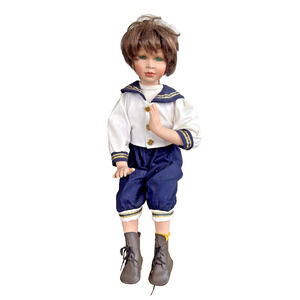 Vintage 22" DOLL RON SAILOR BOY Collectible By Tuss William Tung